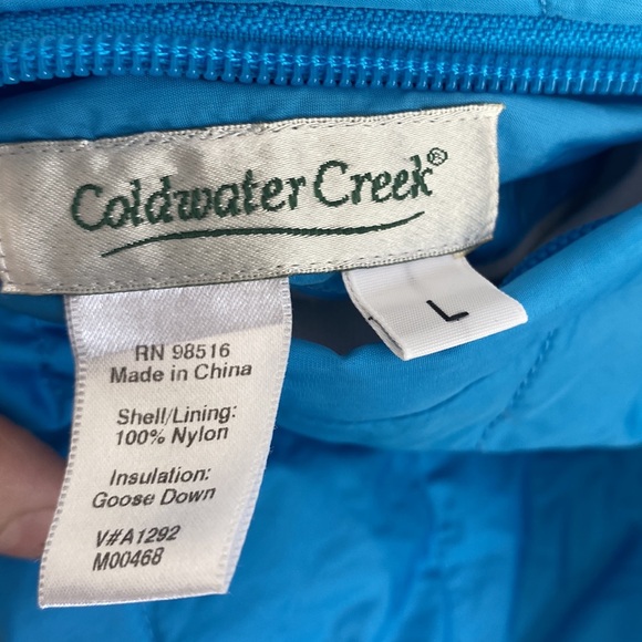 Coldwater Creek Fully Reversible Down-filled Puffer Vest - Picture 6 of 6
